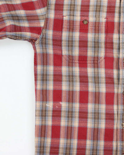 Vintage 90's Carhartt Button Up Flannel Shirt - M