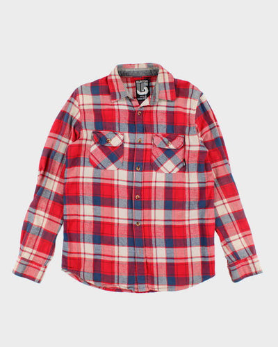 Vintage 90's Burton Button Up Flannel Shirt - M
