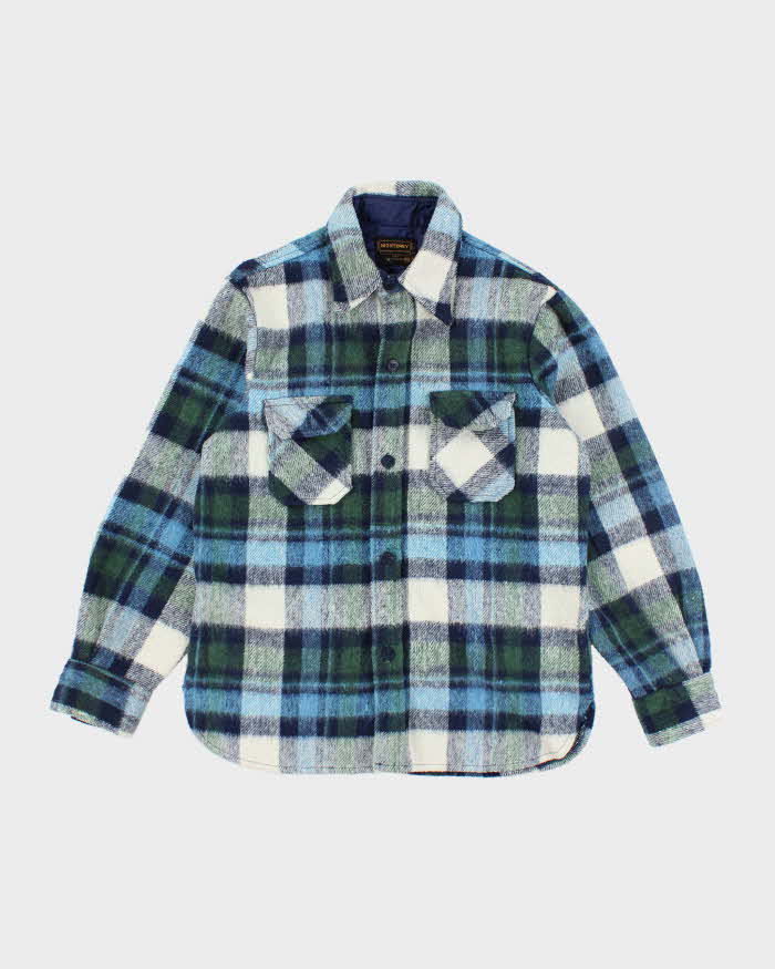 Vintage Monterey Blue Flannel Shirt - M