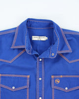 Vintage 90's Western Welder Contrast Stitch Western Shirt - XL