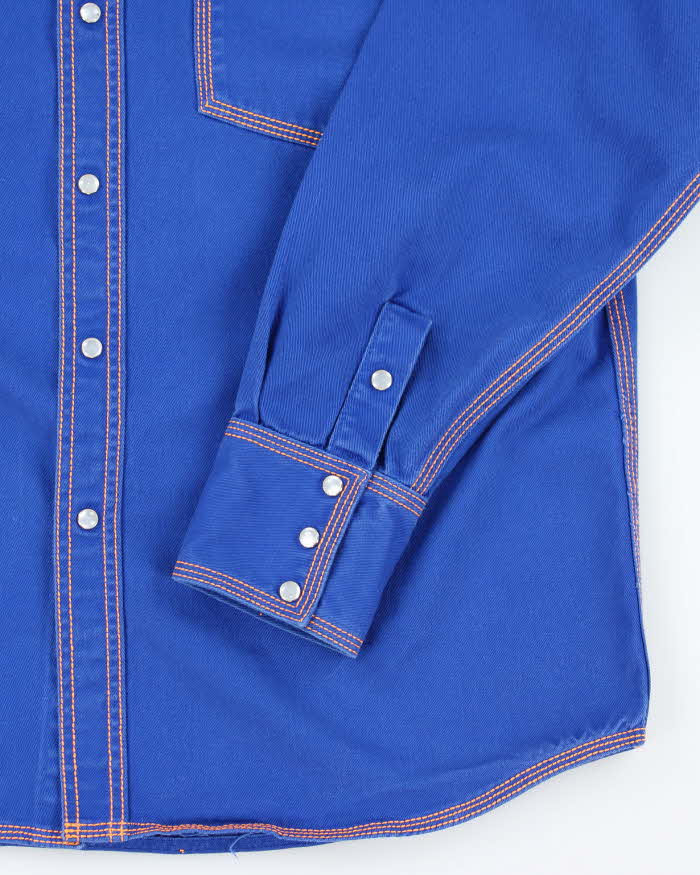 Vintage 90's Western Welder Contrast Stitch Western Shirt - XL