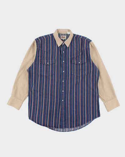 Vintage 90's Ely Cattlemen Heavyweight Western Denim Shirt - XL