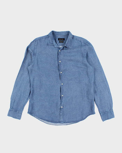 Vintage Massimo Dutti Lightweight Denim Shirt - XL