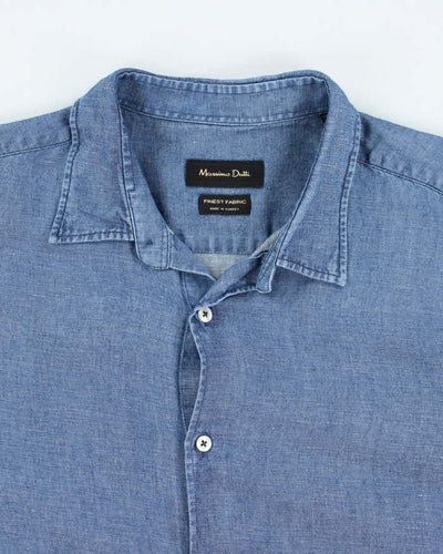 Vintage Massimo Dutti Lightweight Denim Shirt - XL