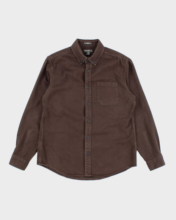 Vintage 2000's Eddie Bauer Plain Heavyweight Shirt - M