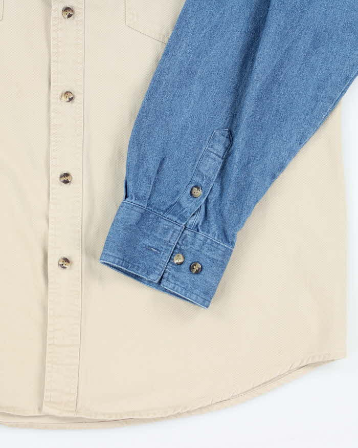 Vintage Express Rider Two Tone Heavyweight Denim Shirt - L