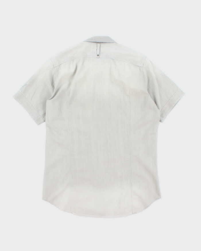 Vintage Y2K G-Star Raw Light Wash Short Sleeve Shirt - M