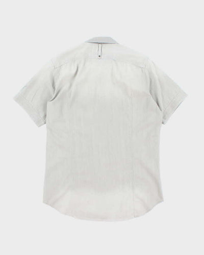 Vintage Y2K G-Star Raw Light Wash Short Sleeve Shirt - M