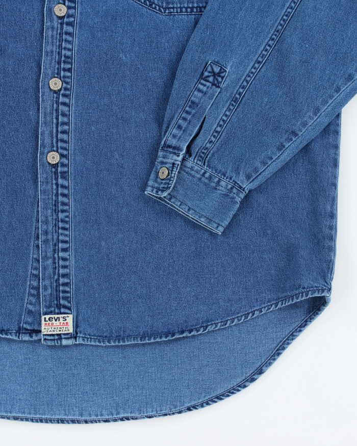 Vintage 90s Levi's Long Sleeve Denim Shirt - L