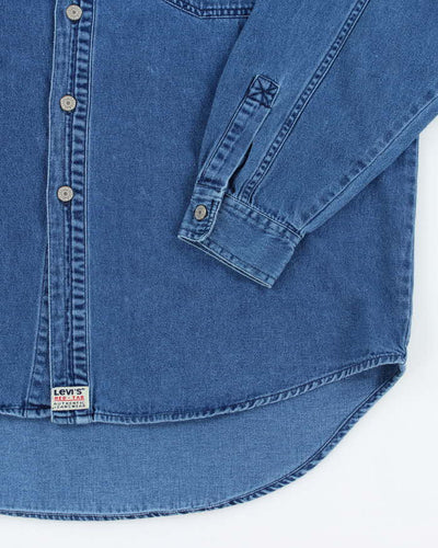 Vintage 90s Levi's Long Sleeve Denim Shirt - L