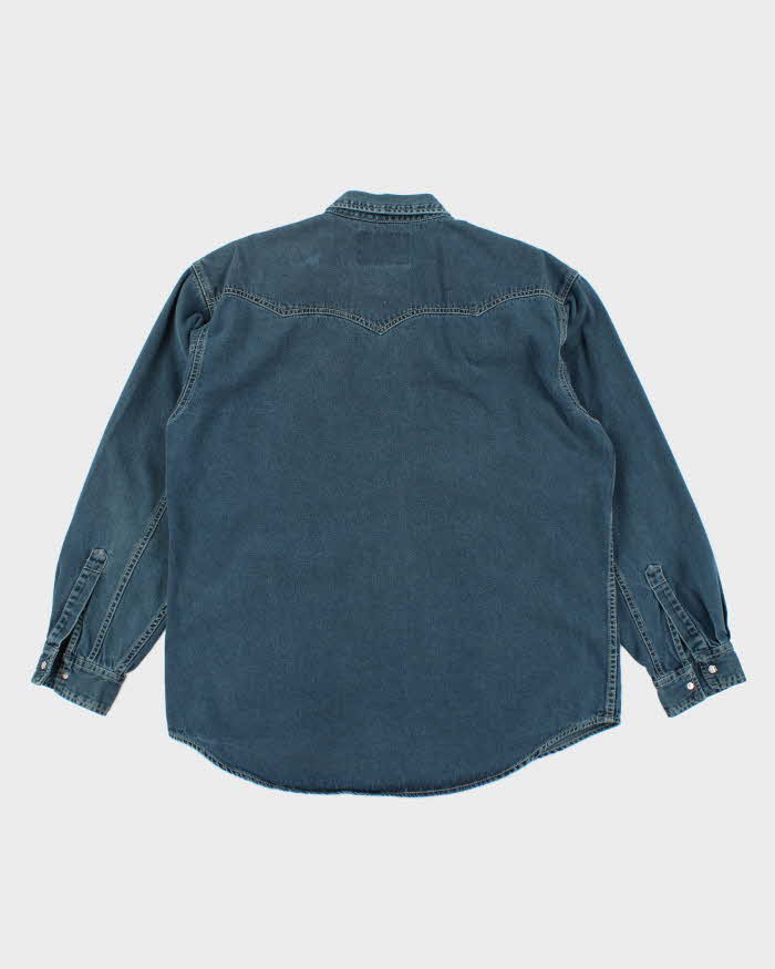 Vintage 90s Levi's Denim Western Shirt - L