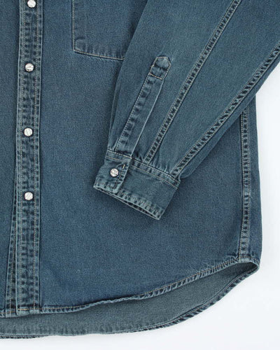 Vintage 90s Levi's Denim Western Shirt - L