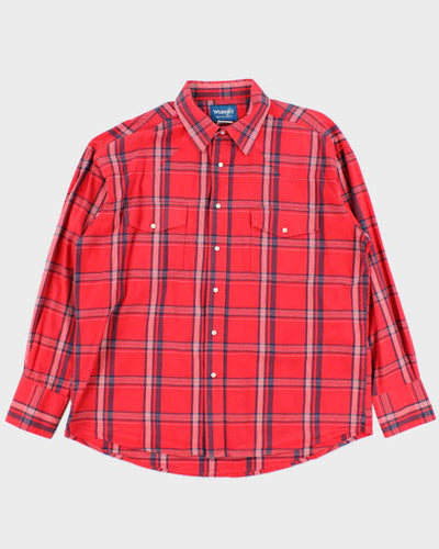Vintage 90's Wrangler Western Snap Button Shirt - XL