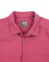 Vintage 2000's Armani Exchange Snap Button Textured Shirt - L