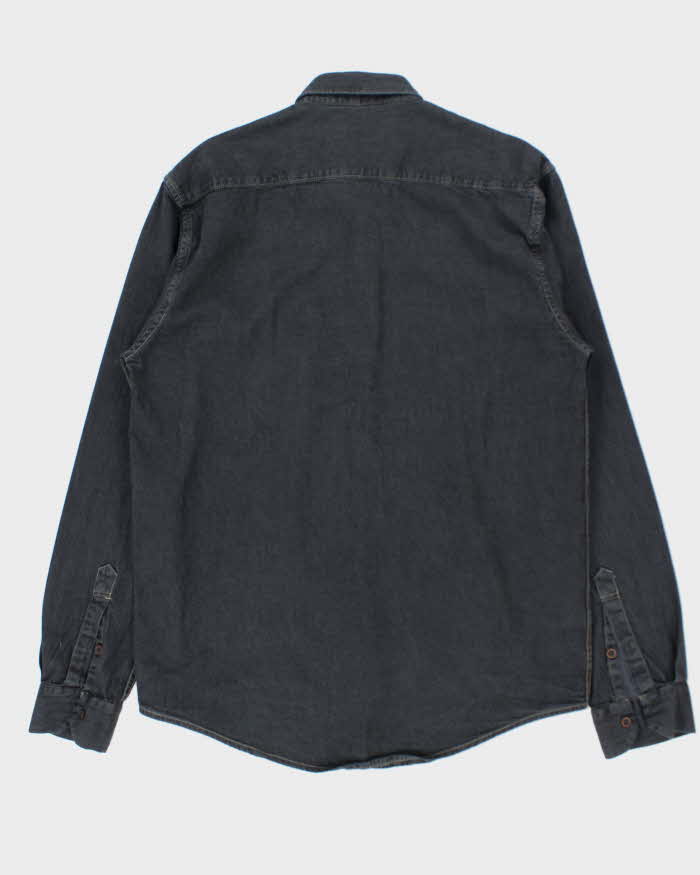 Vintage Y2K True Religion Dark Wash Button Up Denim Shirt - XXL