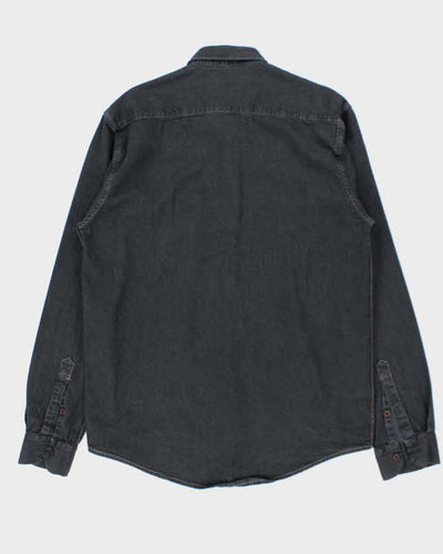 Vintage Y2K True Religion Dark Wash Button Up Denim Shirt - XXL
