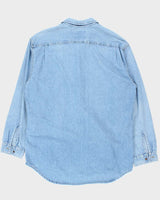 Vintage 90's Levi's Light Wash Heavyweight Denim Shirt - L