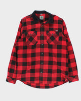 Vintage Carhartt Heavyweight Button Up Flannel Shirt - L