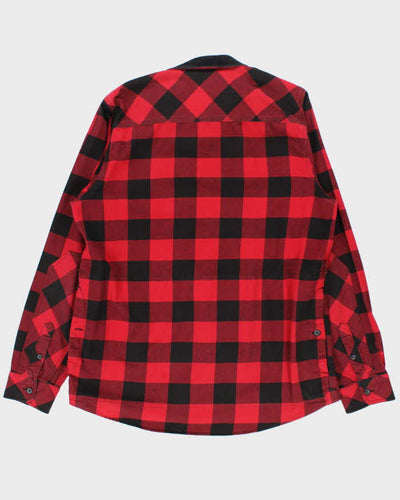Vintage Carhartt Heavyweight Button Up Flannel Shirt - L