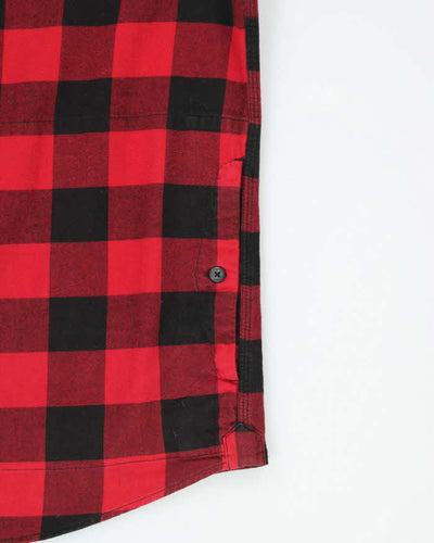 Vintage Carhartt Heavyweight Button Up Flannel Shirt - L