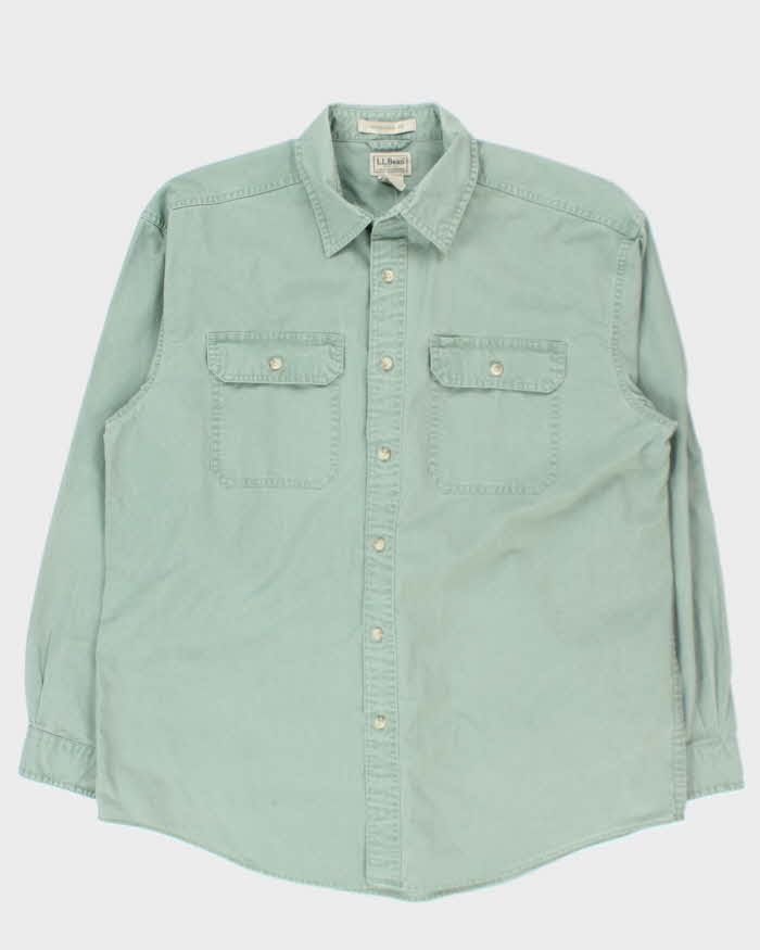 Vintage L.L. Bean Heavyweight Oversized Button Up Shirt - L