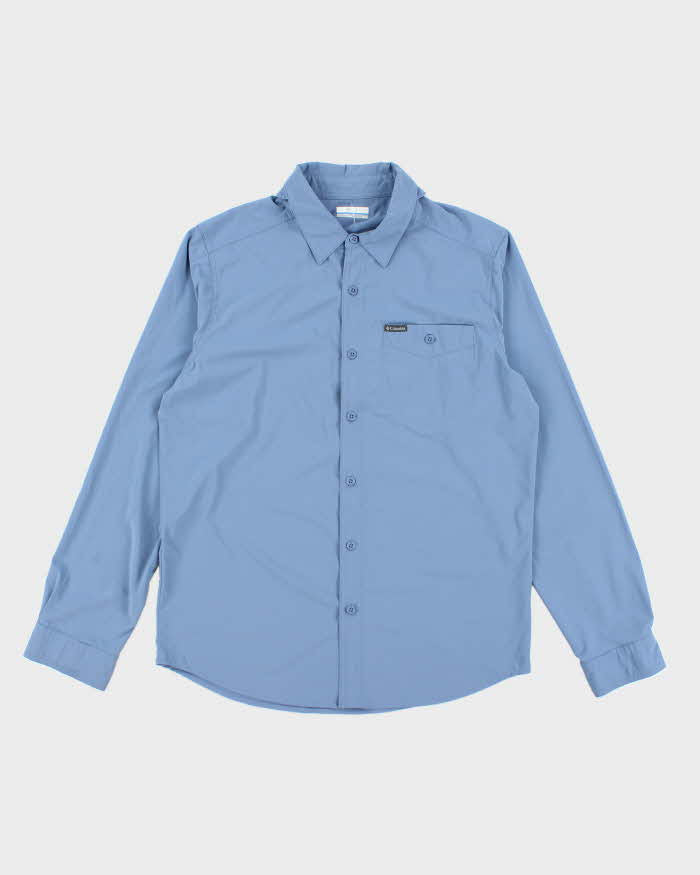 Columbia Blue Long Sleeve Shirt - M