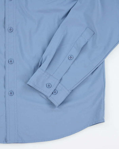 Columbia Blue Long Sleeve Shirt - M