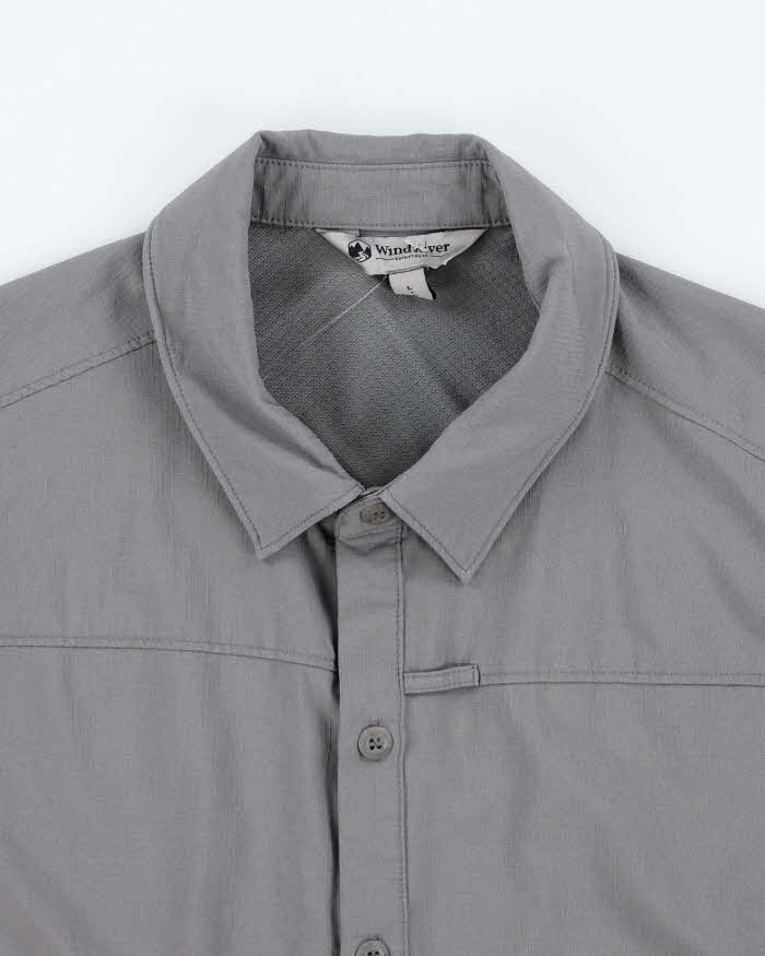 Wind River Grey Long Sleeve Shirt - L