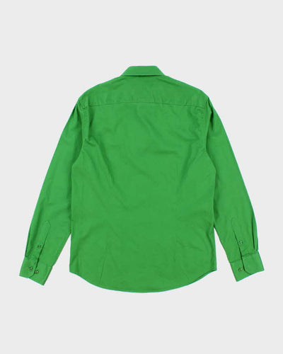Vintage Y2k 00s Le Chateau Green Long Sleeve Shirt - M