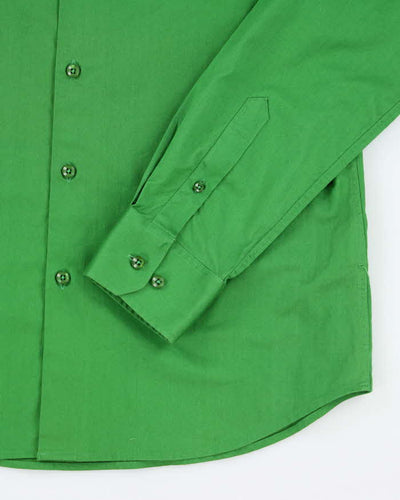 Vintage Y2k 00s Le Chateau Green Long Sleeve Shirt - M