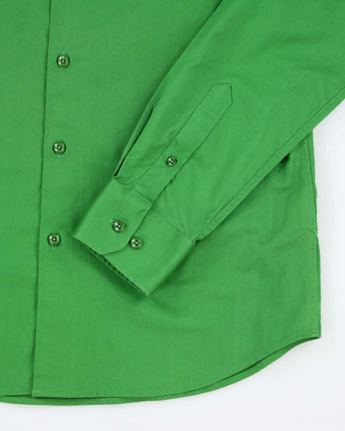 Vintage Y2k 00s Le Chateau Green Long Sleeve Shirt - M
