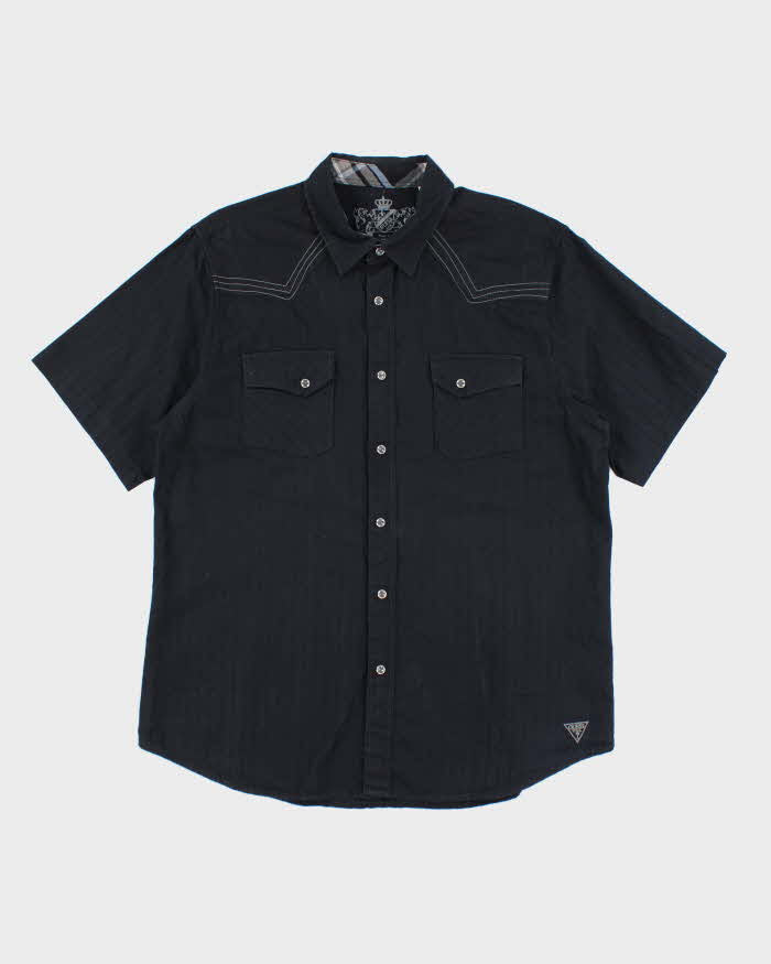 Vintage Y2k 00s Guess Short Sleeve Shirt - XL