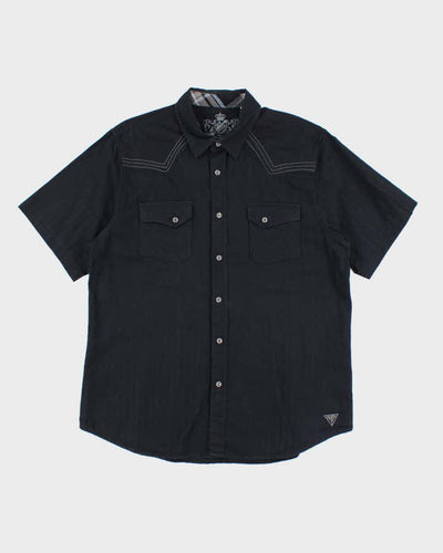 Vintage Y2k 00s Guess Short Sleeve Shirt - XL