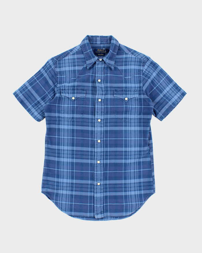 Ralph Lauren Checked Short Sleeve Shirt - XS