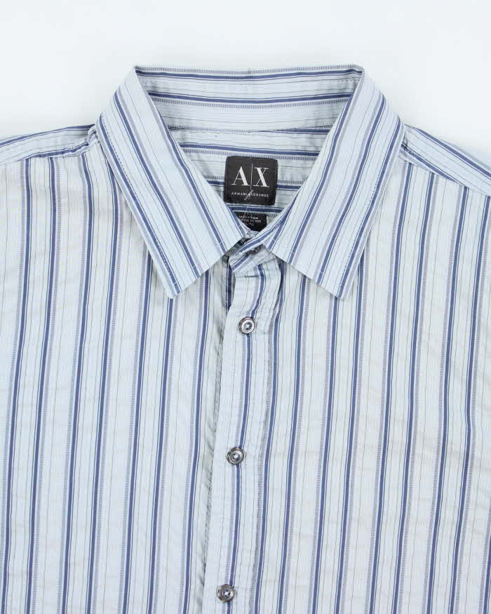 Armani Exchange Striped Long Sleeve Shirt - XL