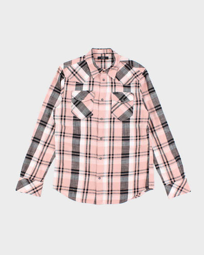 Vintage Y2k 00s Diesel Checked Long Sleeve Shirt - M