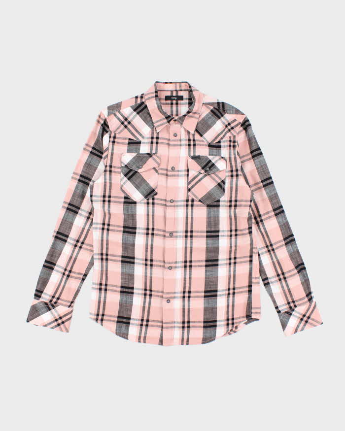 Vintage Y2k 00s Diesel Checked Long Sleeve Shirt - M