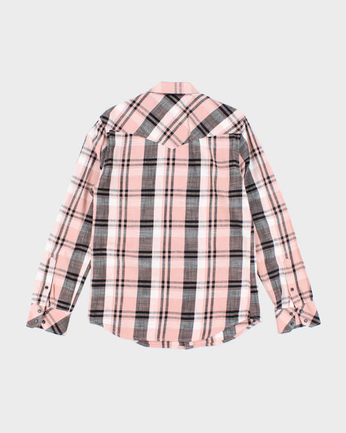 Vintage Y2k 00s Diesel Checked Long Sleeve Shirt - M