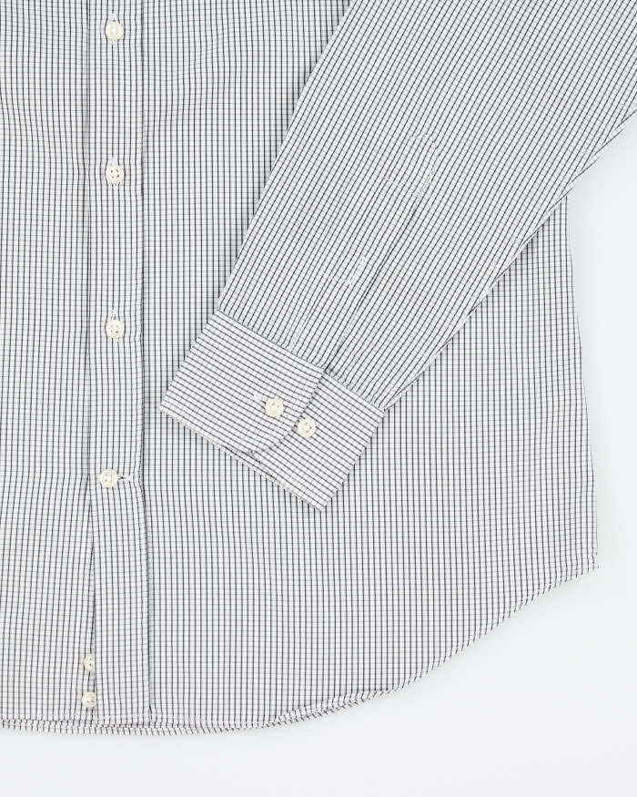 Vintage Y2K 00s Armani Collezioni Patterned Button Up Shirt - L
