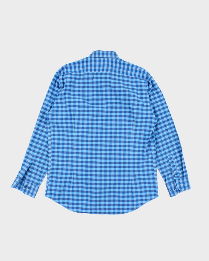 Vintage Etro Checked Long Sleeve Shirt - L