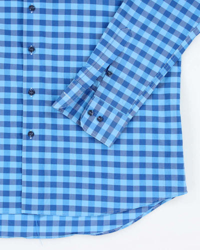 Vintage Etro Checked Long Sleeve Shirt - L