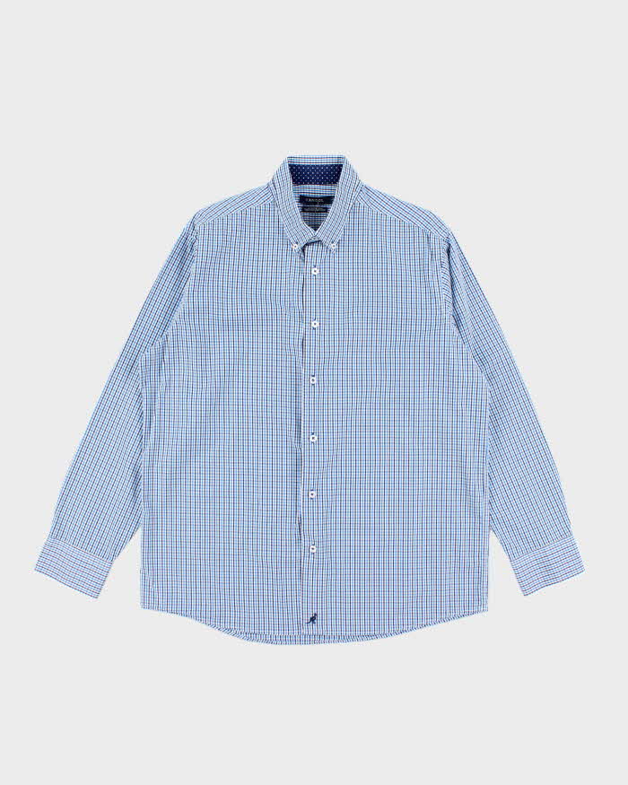Vintage 2000's Kangol Checked Button Up Shirt - L