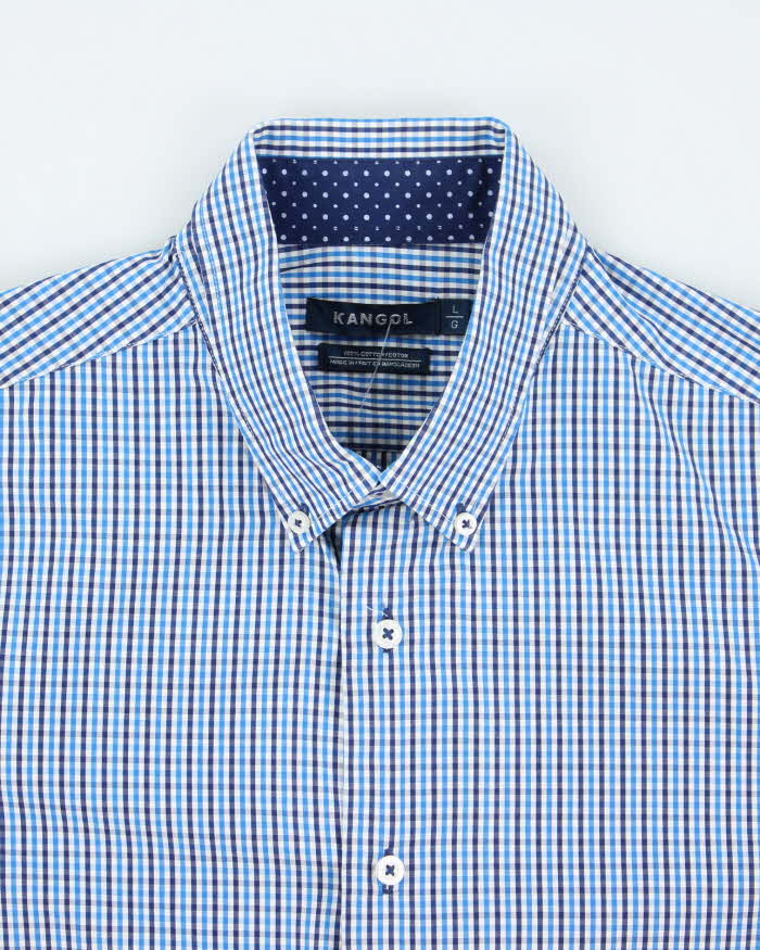 Vintage 2000's Kangol Checked Button Up Shirt - L