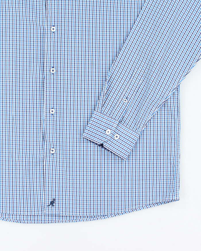 Vintage 2000's Kangol Checked Button Up Shirt - L