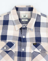 Vintage 2000's Lee Blue Plaid Flannel Shirt - M