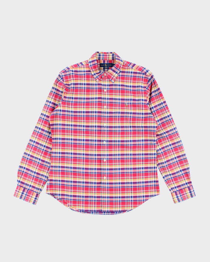 Vintage Ralph Lauren Checked Long Sleeve Shirt - L