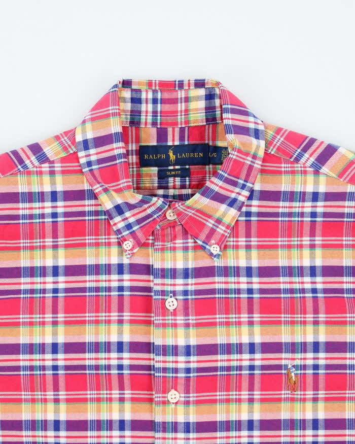 Vintage Ralph Lauren Checked Long Sleeve Shirt - L
