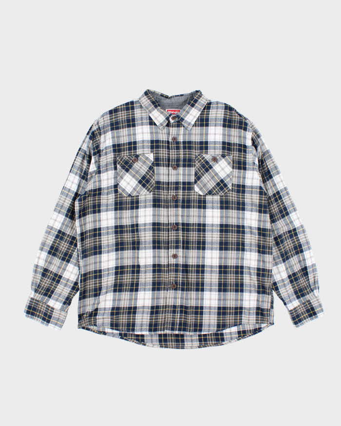 Vintage 90's Wrangler Heavyweight Flannel Shirt - XL