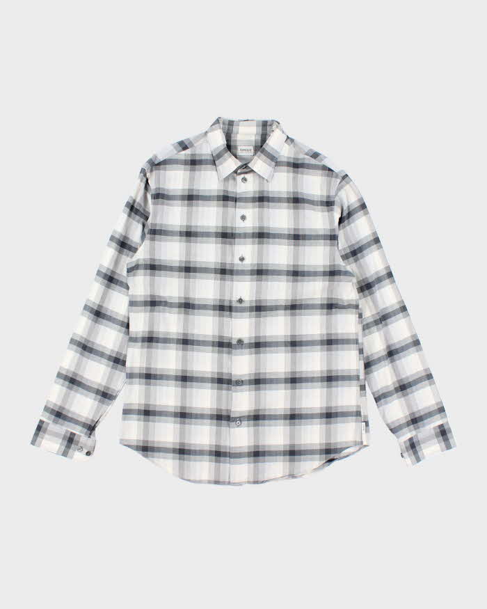 Vintage Y2K Armani Collezioni Checked Button Up Shirt - L