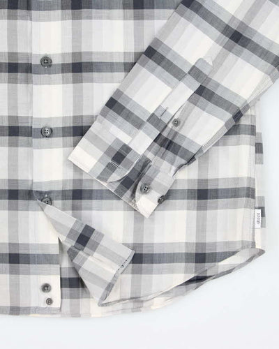 Vintage Y2K Armani Collezioni Checked Button Up Shirt - L